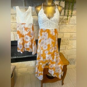 Mother & daughter matching dresses
